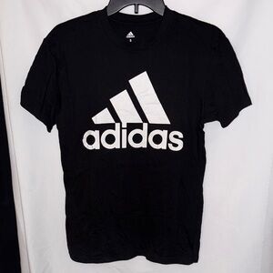 Adidas Golf  Men's Black and White Logo Tee